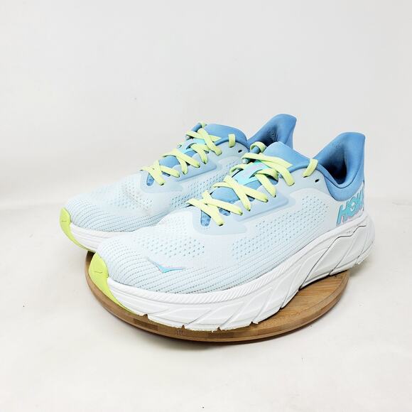 Hoka One One Arahi 7 Shoes Womens 8.5 B Blue Comfort Training Walking Running - Picture 2 of 14